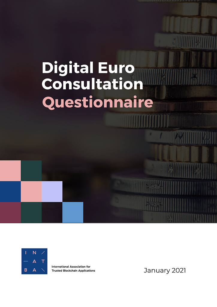 Cover for report on digital euro